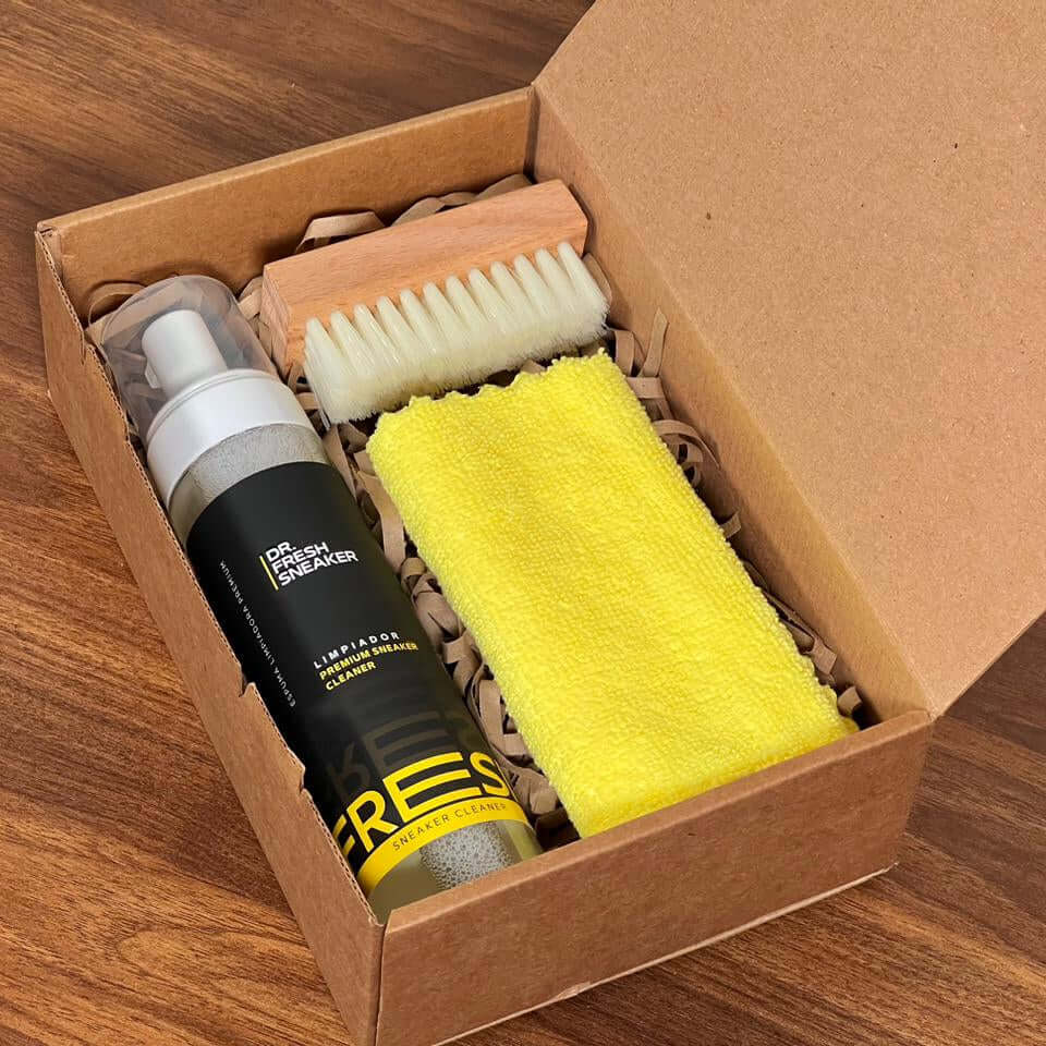 Kit Básico – Espuma + Cepillo + Microfibra | Dr. Fresh Sneaker